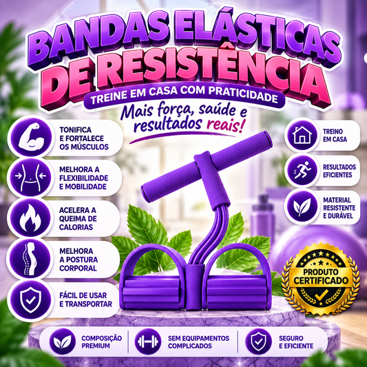 Faixas elásticas de resistência multifuncionais