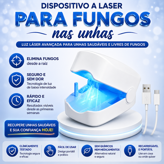 Dispositivo laser para fungos das unhas