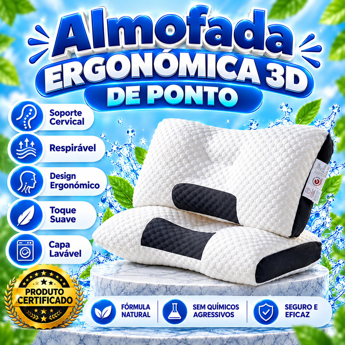 Almofada Ergonómica 3D