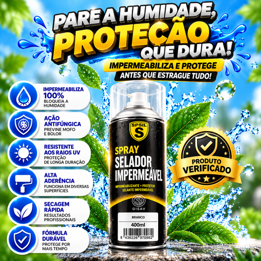 Spray Impermeabilizante Branco 400 ml