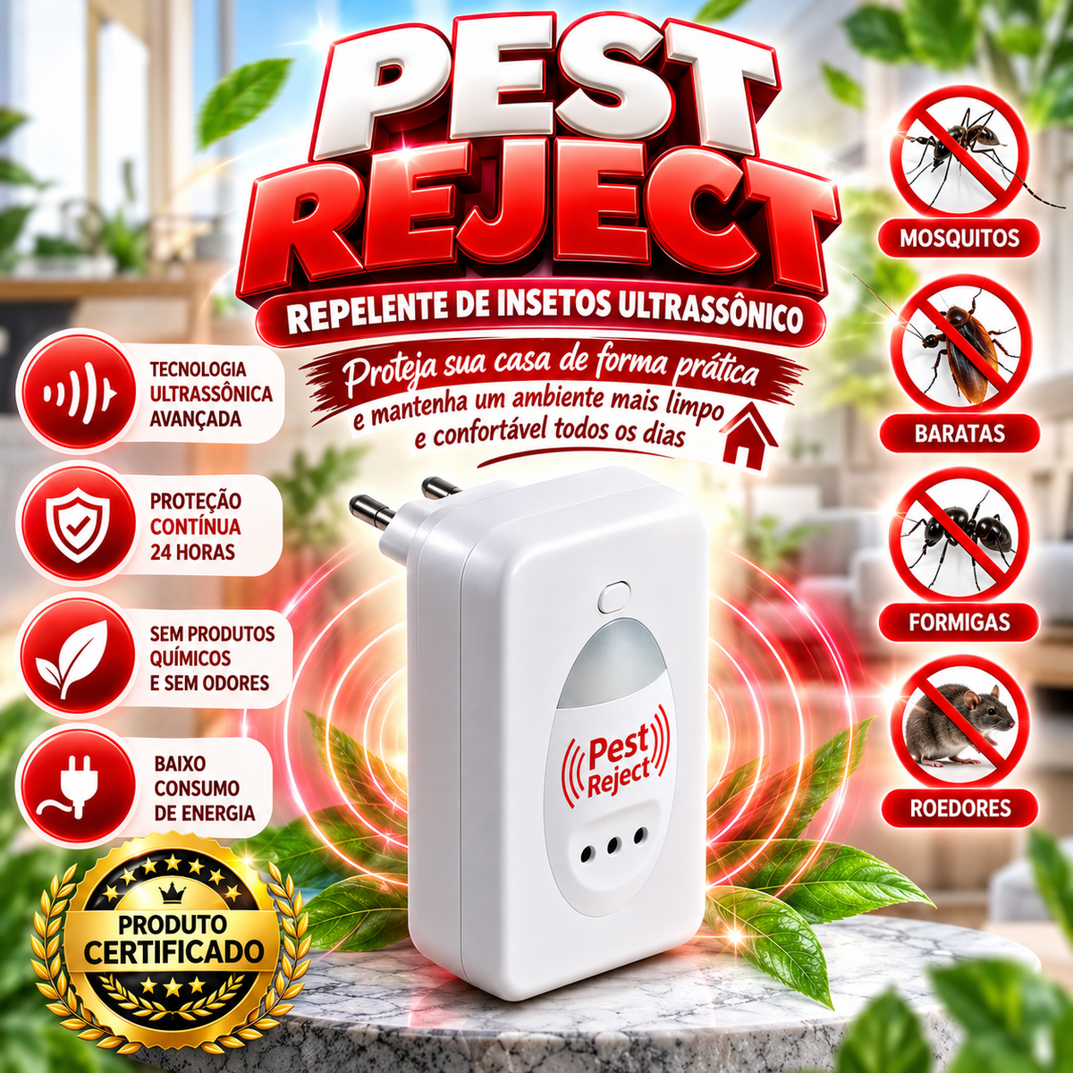 Repelente de Insetos Pest Reject
