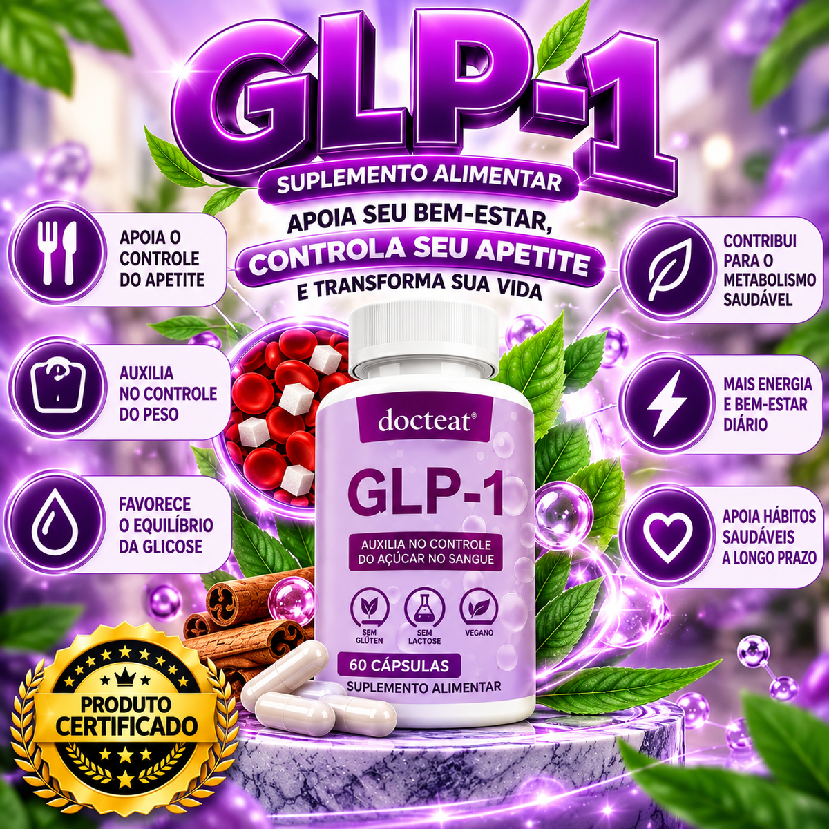 Suplemento Alimentar de GLP-1