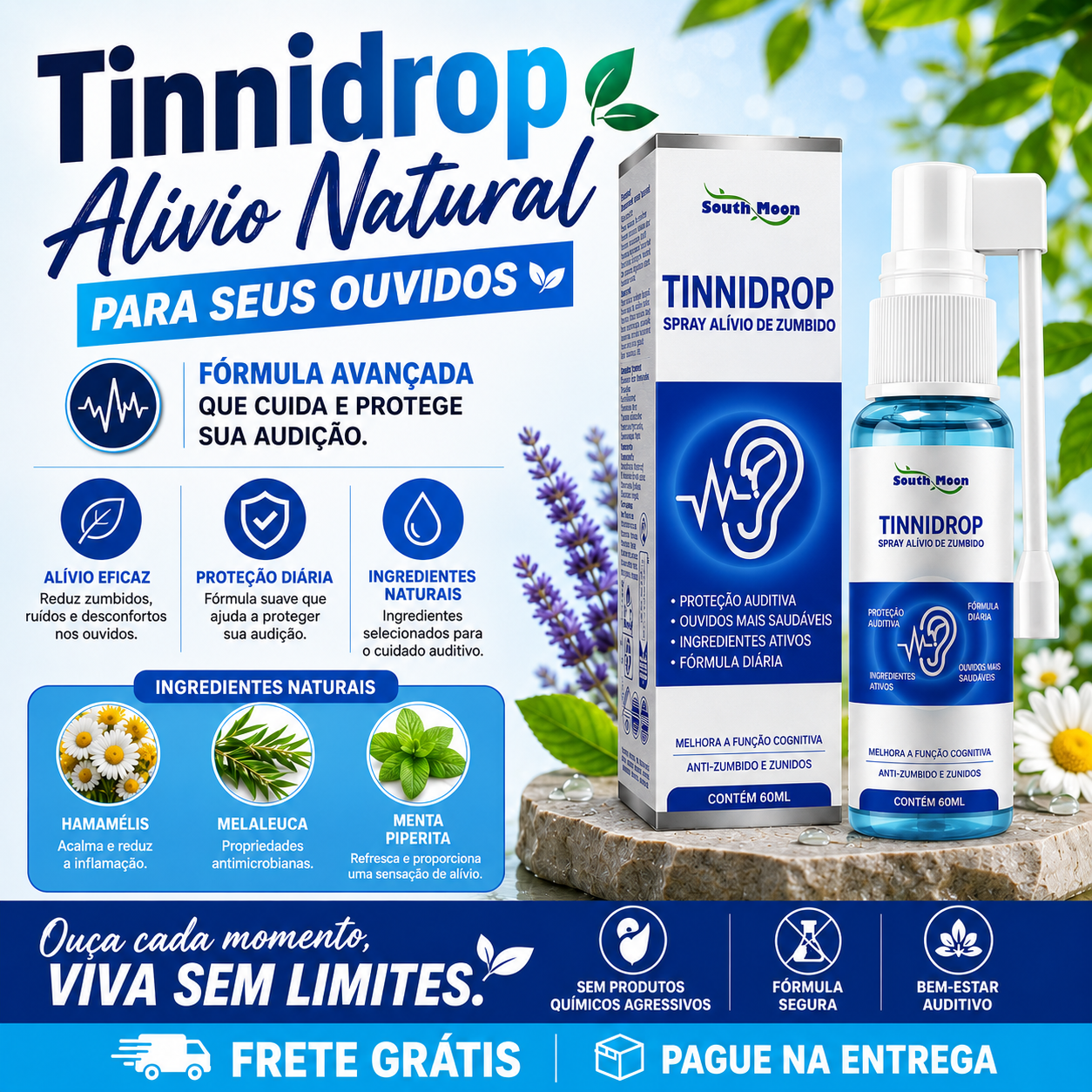 Tinnidrop alivio natural para ouvidos