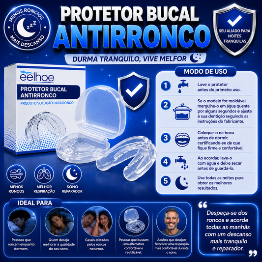 Protetor Bucal Antirronco