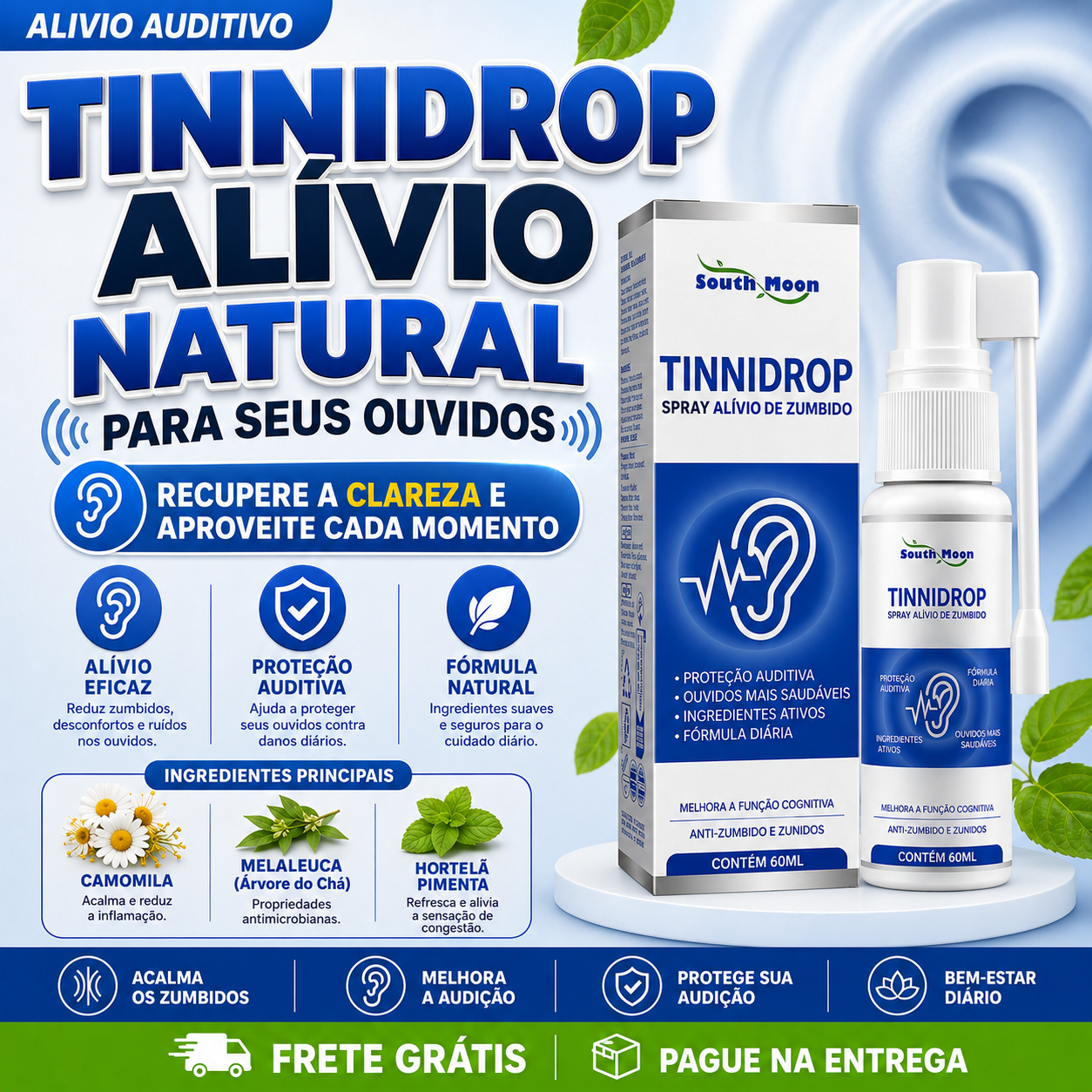 Tinnidrop alivio natural para ouvidos
