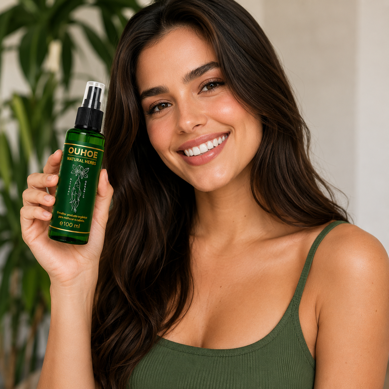 Spray de Ginseng para Crescimento Capilar